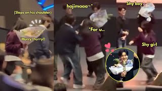 Somin rushed Beomjune just so she could give Wooshik the bouquet in time😭This Kim Uju still winning