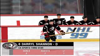 NHL 99 (PC) Gameplay: Colorado Avalanche - Buffalo Sabres 2:4