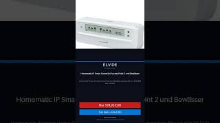 Homematic IP Smart Home Set Access Point 2 und Bewässerungsa kaufen 2026 | 129,95 € | #Shorts