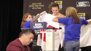 Ufc 200 Weigh-Ins Miesha Tates Inappropriate Moment