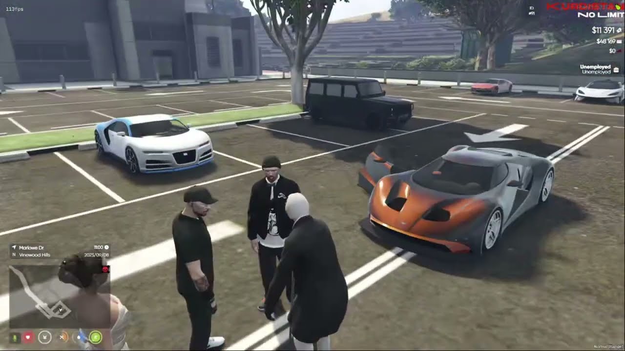 GTA KURDISH/من دەزگرا یبووو سەردا بر و من سەیارە کری