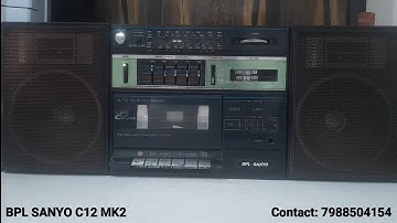 BPL SANYO C12 MK2 BOOMBOX SOLD OUT