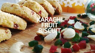 हैदराबाद के प्रसिद्ध कराची बिस्किट्स |Karachi Fruit Biscuits|Tutti Frutti Biscuits