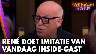 René Van Der Gijp Doet Imitatie Van Vandaag Inside-Gast Een Hele Rare, Bijzondere Man
