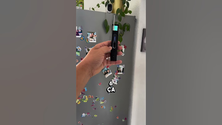 J'ai acheté le détecteur de caméra micro espion X13