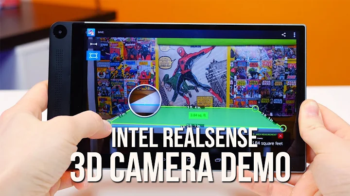 Découvrez la caméra 3D Dell Venue 8 7000 avec Intel RealSense