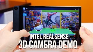 Intel RealSense 3D camera demo & accuracy test