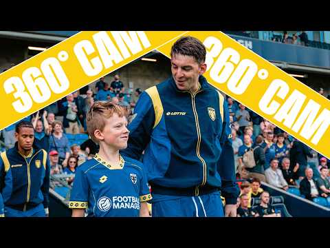 360° view on Matchday 🤩 | Matchday Mascot Tunnel Walkout 🟡🔵
