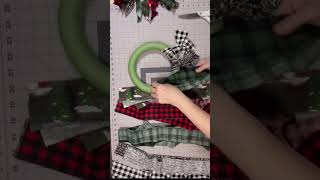 How to Make a Rag Wreath. The full tutorial is on my YouTube channel.