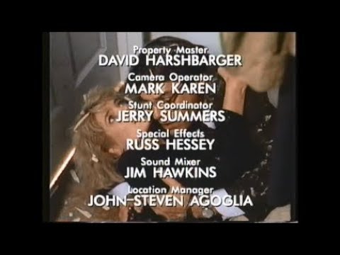 She Knows Too Much (1989) End Credits (WE 2004)