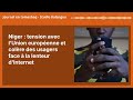 Niger Tension Avec L Union Européenne Et Colère Des Usagers Face à La Lenteur D Internet