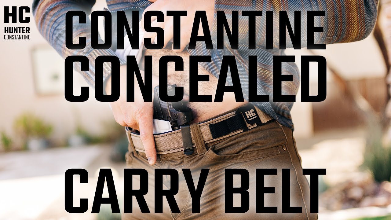 Constantine Concealed Carry Belt (CCC Belt) The Most Comfortable EDC