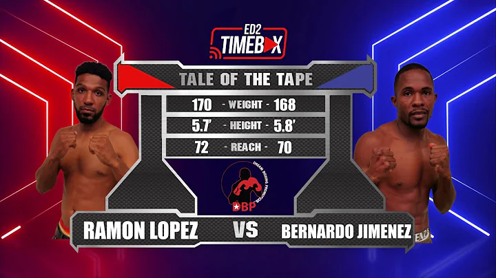 - RAMON LOPEZ Vs. BERNARDO JIMENEZ BOXEO INTERNACIONAL