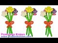 ТЮЛЬПАНЫ ИЗ ШАРОВ букет своими руками Balloon Flower Tulip Bouquet TUTORIAL