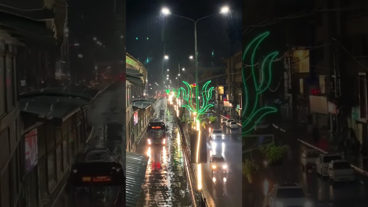 Rainy Night in Peshawar 🌧️  