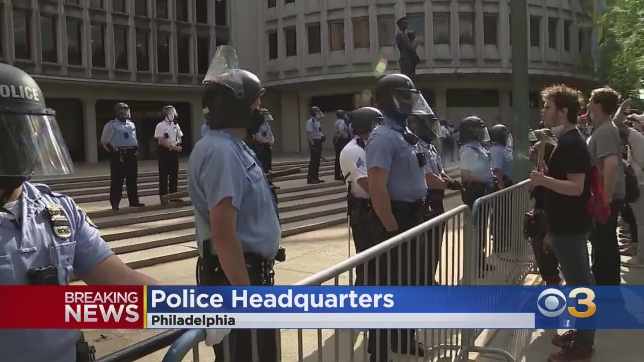 Protesters Make Their Voices Heard At Philadelphia Police Headquarters
