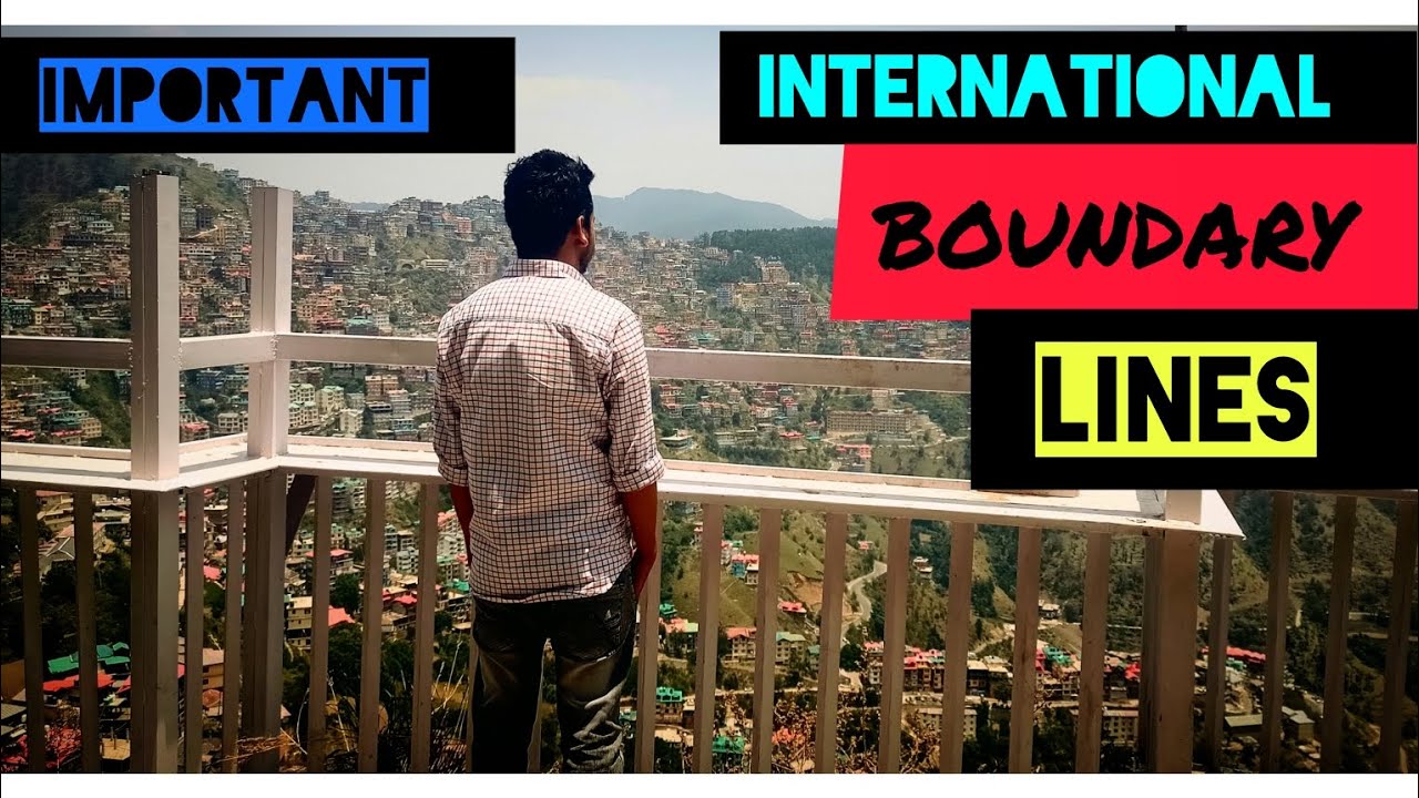 INTERNATIONAL boundary lines 
