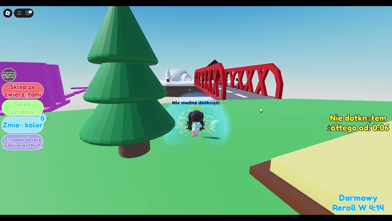 Nie mogę dotknąć koloru...