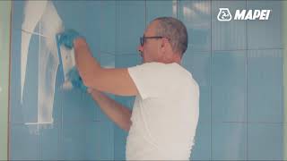 Grouting: Mapei Ultracolor DIY