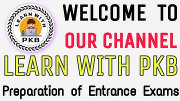 Introduction to Learn with PKB | CCS Hau, PAU, ICAR, VLDA entrance exam preparation 2021