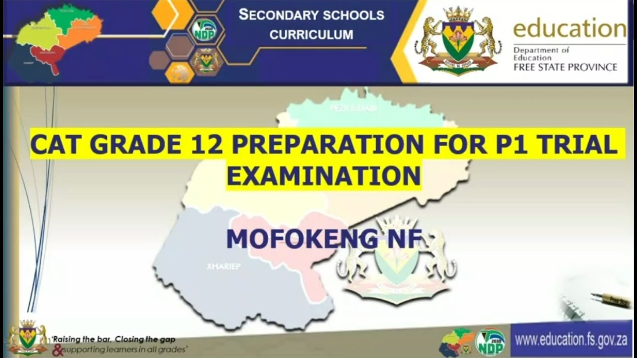 Gr 12 CAT Sept P1 Prep 2025