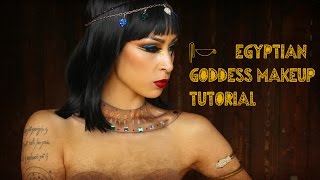 Egyptian Goddess Halloween Makeup Tutorial