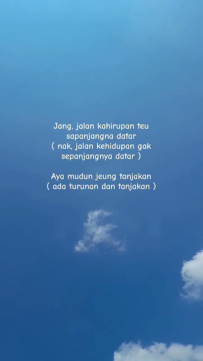 Lagu Sunda Jang Lirik dan Terjemahan bahasa indonesia #padussunda #liriklagu #jangsunda
