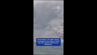 Gunung Berapi Terbesar di Indonesia Mulai Aktif