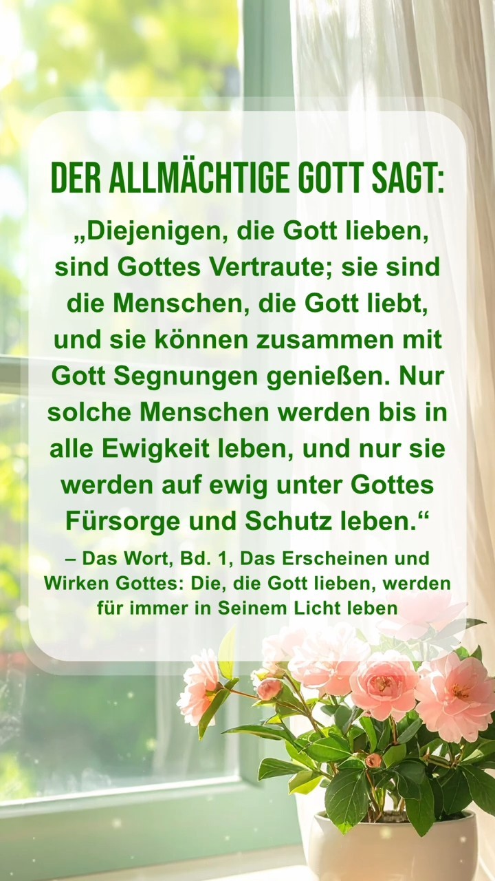 Komm zur Ruhe vor Gott, lies Seine Worte
