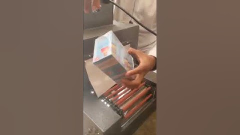 Shrink Tunnel for Small Box Shrink Operation