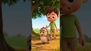 islamic lil boy helping a thirsty sparrow #islamiccartoon #motivation #islamicstoriesinurduandhindi