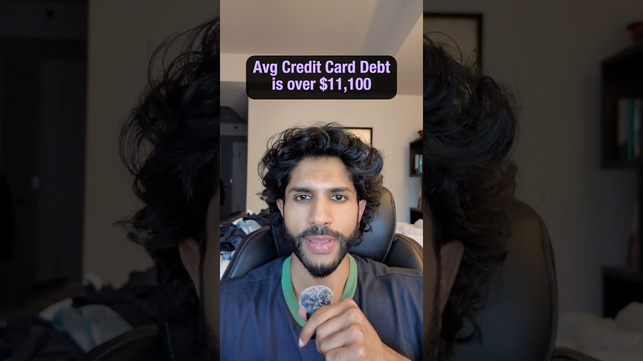 $11,153 Average CC Debt at 21% APR. Min Payments = 10 Years, $15K Interest