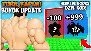 💪 TÜRK YAPIMI KAS OYUNUM GİZEMLİ GÜNCELLEME &amp; HERKESE ÖZEL ROBUX KODU | Roblox Türkçe