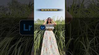 Outdoor Cinematic Colour Grading Tutorial #photographyediting