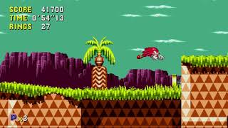 Sonic CD (2011 PC) - Part 12 Knuckles (Palmtree Panic / Time Stone 1 and 2)
