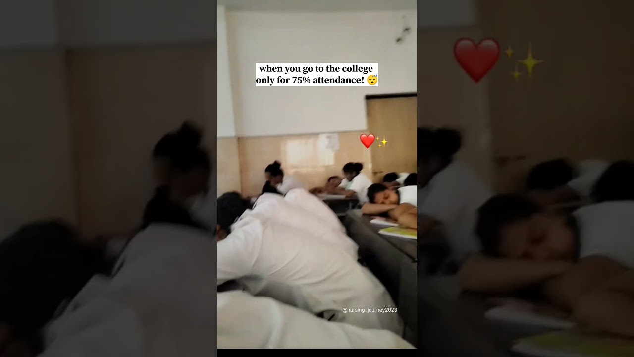 Neend is important 😴 | attendance is mandatory 