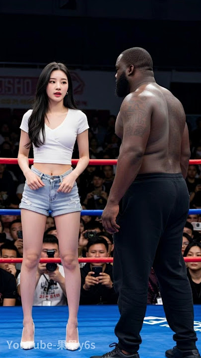 Gadis itu menghormati lawannya dan mengalahkan lawannya #kungfu #pertarungan #tinju #ai