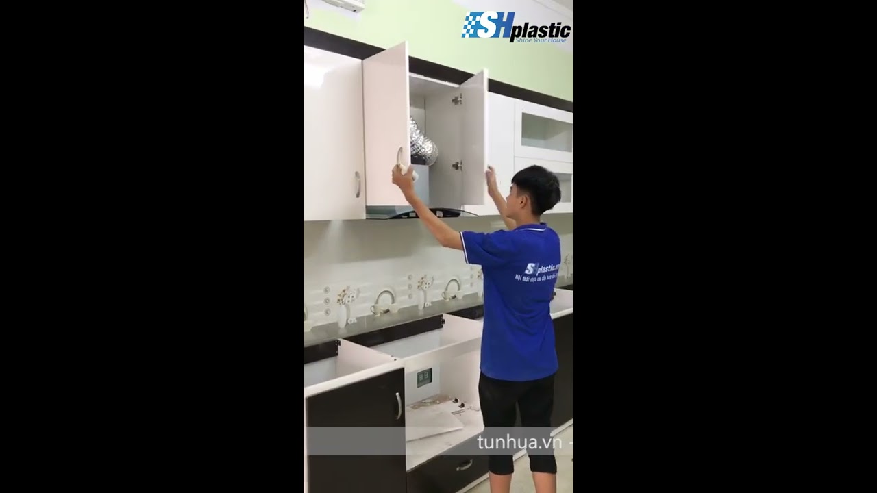 Tủ bếp nhựa Đài Loan SHPlastic đẹp giá tốt liên hệ... - youtube