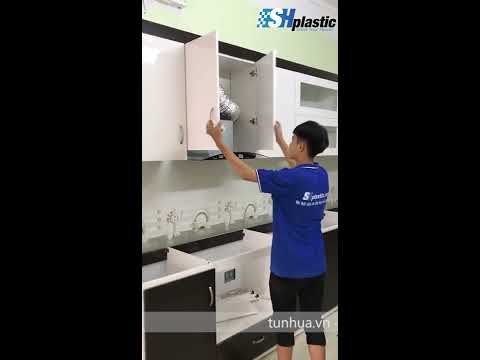 Video Tủ bếp nhựa Đài Loan SHPlastic đẹp giá tốt liên hệ... - youtube