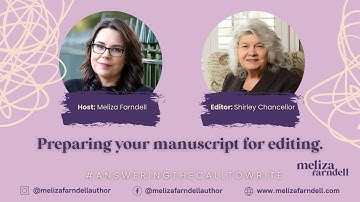 Preparing your manuscript for editing. #answeringthecalltowrite