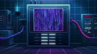 Mega Brain Data Center Hypercore Code Breaker Futuristic Tech Background