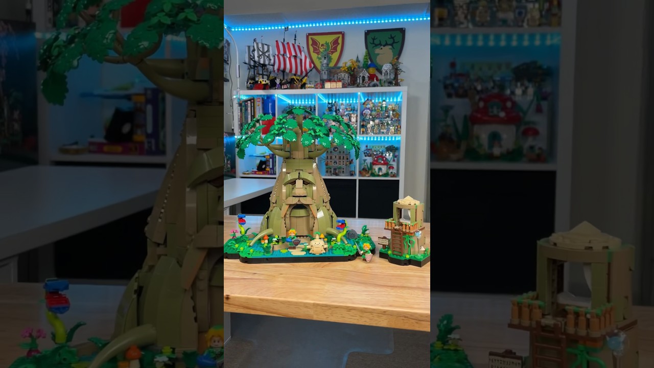 How to build The LEGO Great Deku Tree from Ocarina of Time 