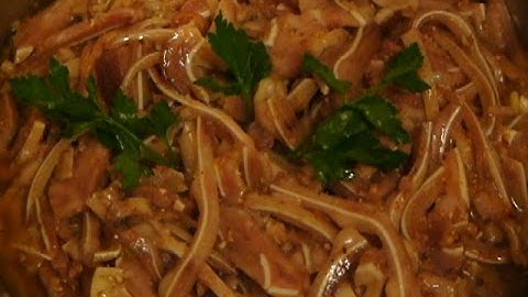 Свиные уши по-корейски без моркови.Вкусная закуска