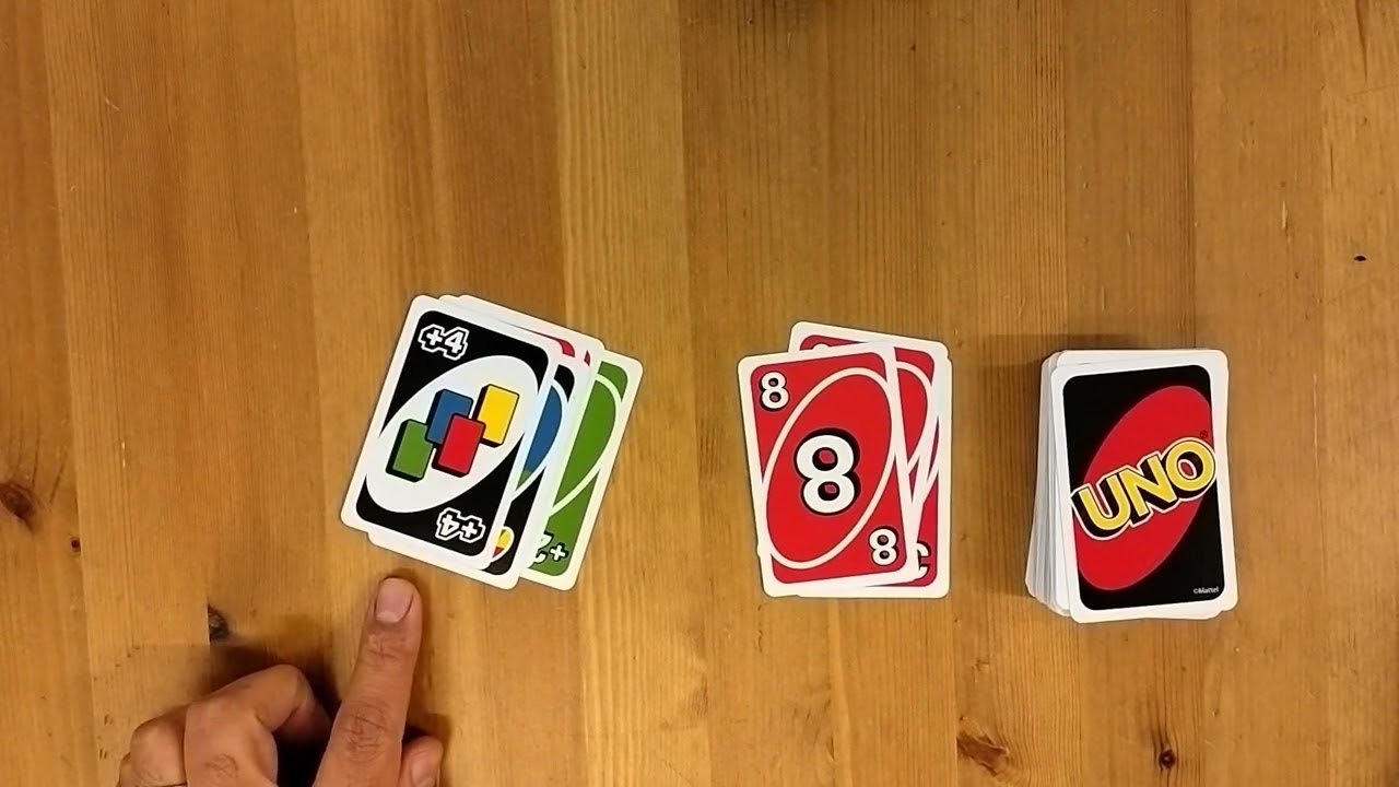 Uno Eindigen Met Speciale Kaart De Ultieme Overwinning!