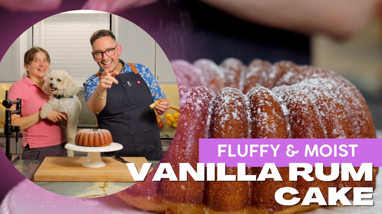 Ванильно-ромовый кекс 