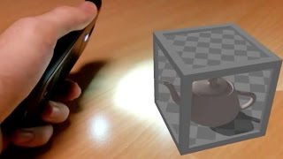 A Tangible Volume for Portable 3D Interaction