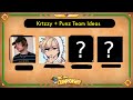 Krtzzy + Punz MCC Team Ideas