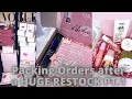 PACKING ORDERS AFTER A HUGE RESTOCK PT.1 Life of a entrepreneur