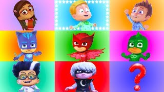 PJ Masks Slime Game Challenge with Hero Team vs Kids Team, LOL Surprise Toys