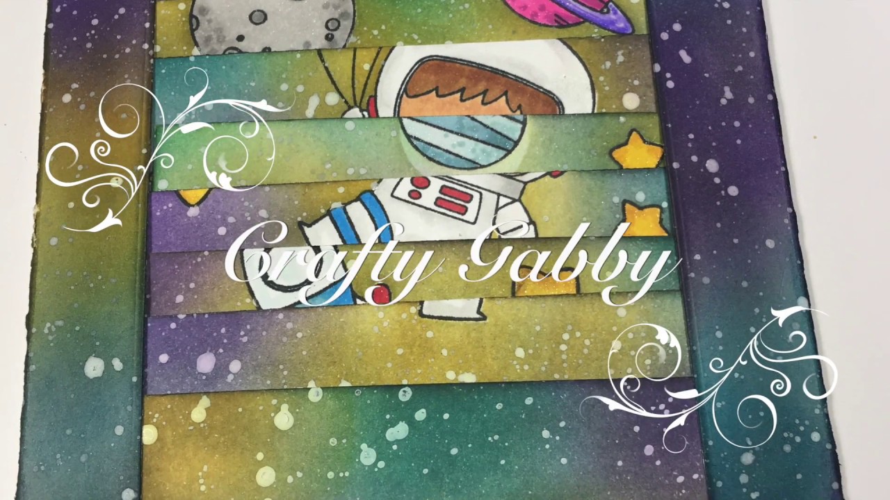 Window Blind inspired Card